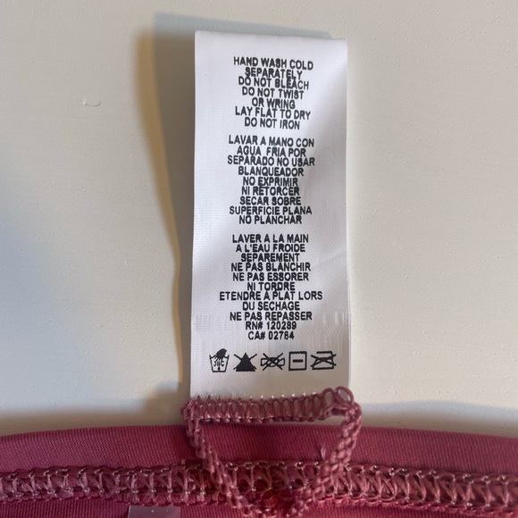 Vitamin A Neutra Hipster Bikini Bottoms Heather Red Size 10/L NWT - Picture 5 of 5